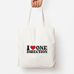 I Love Direction Tote Bag