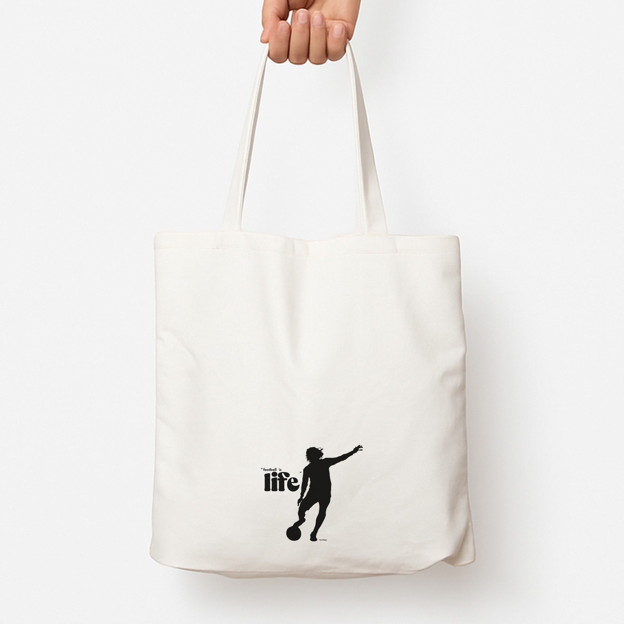 Football Is Life Tote Bag