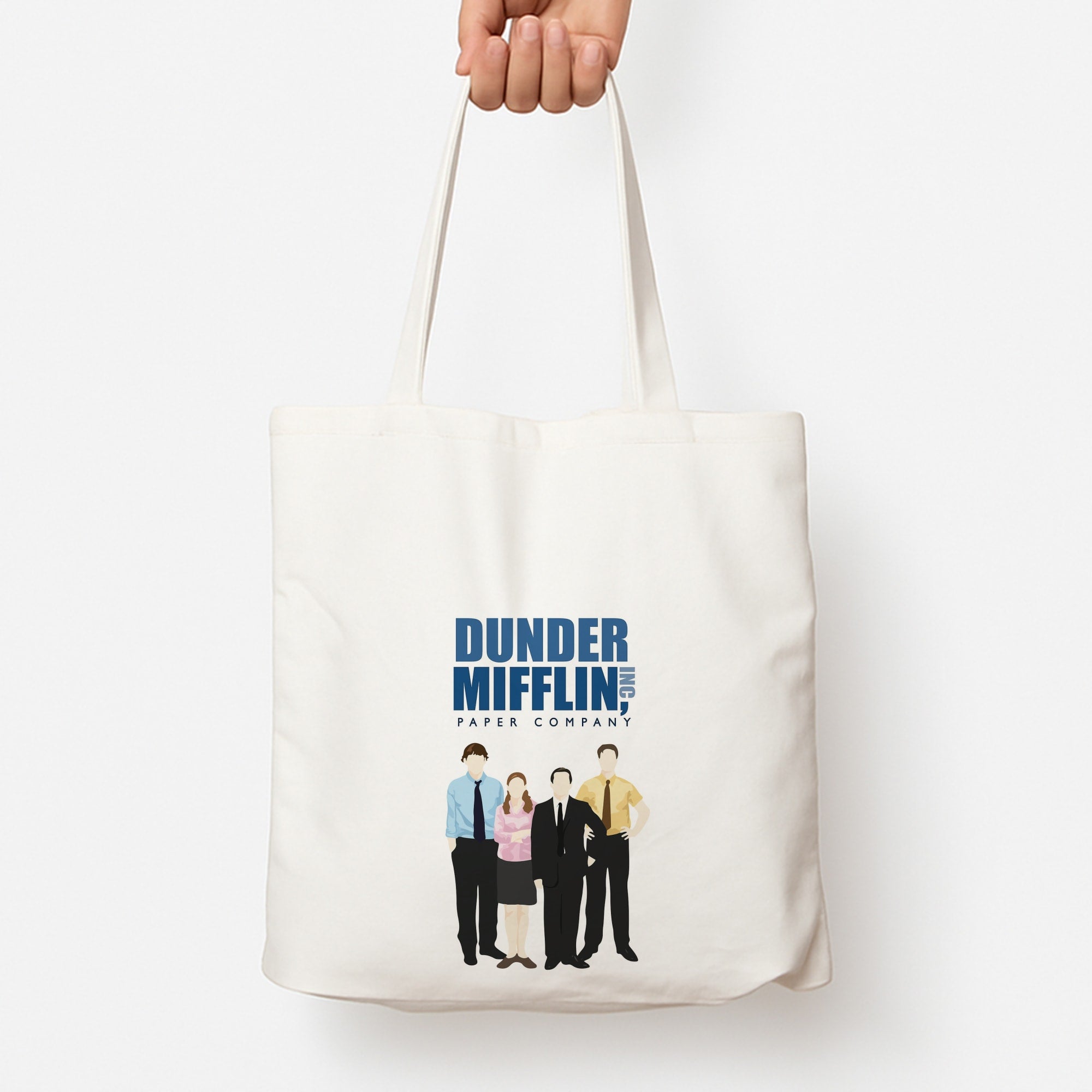 Office Cartoon - Dunder Mifflin Tote Bag