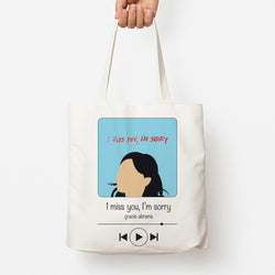I Miss You - Abrams Tote Bag