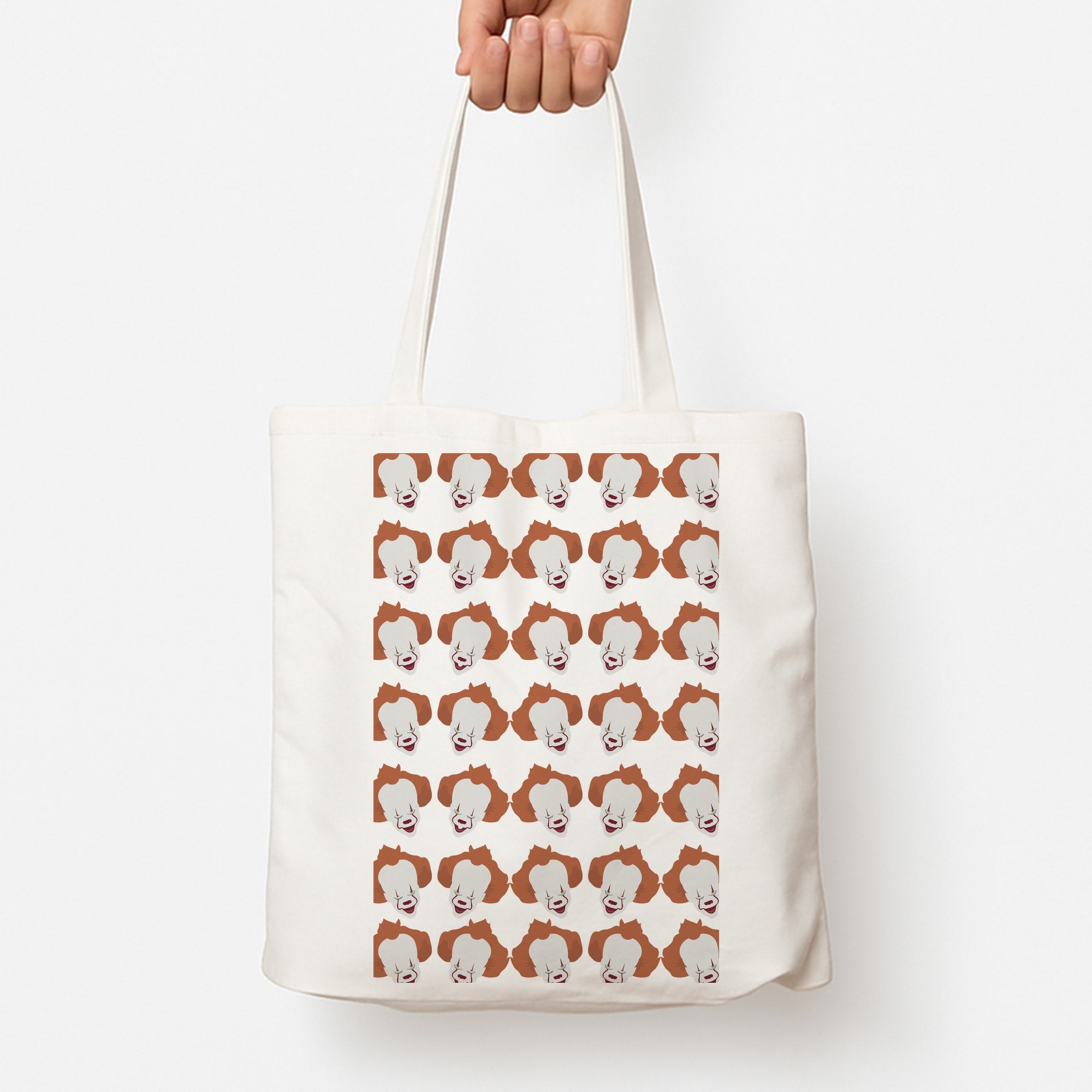Clown Pattern Tote Bag