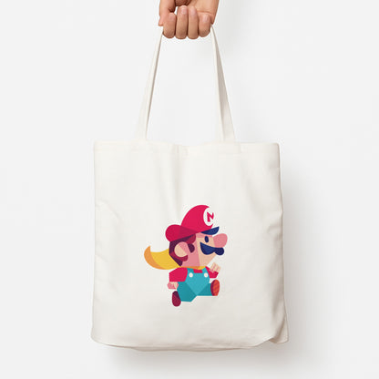 Running Mario - Mario Tote Bag