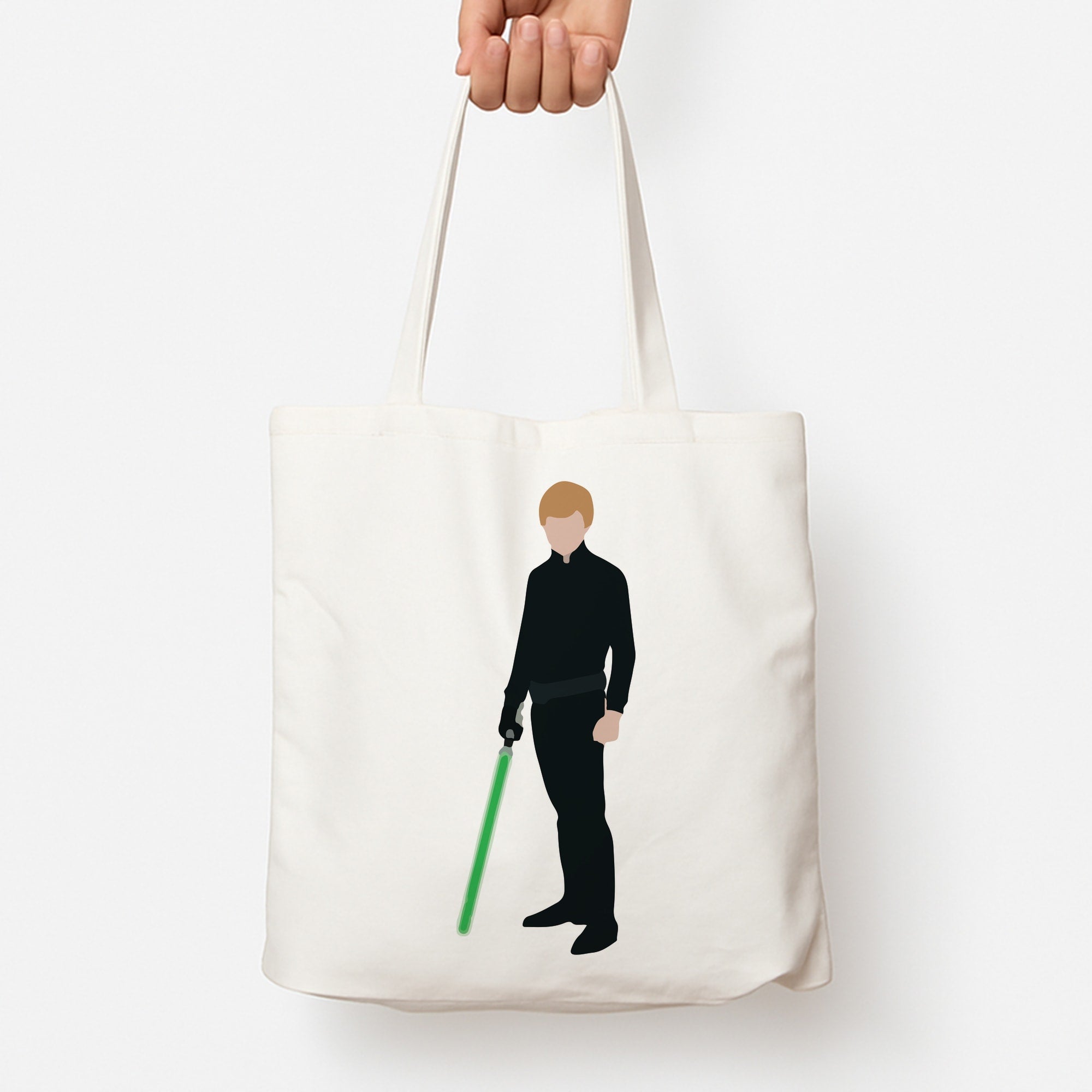 Skywalker Green Lightsaber Tote Bag
