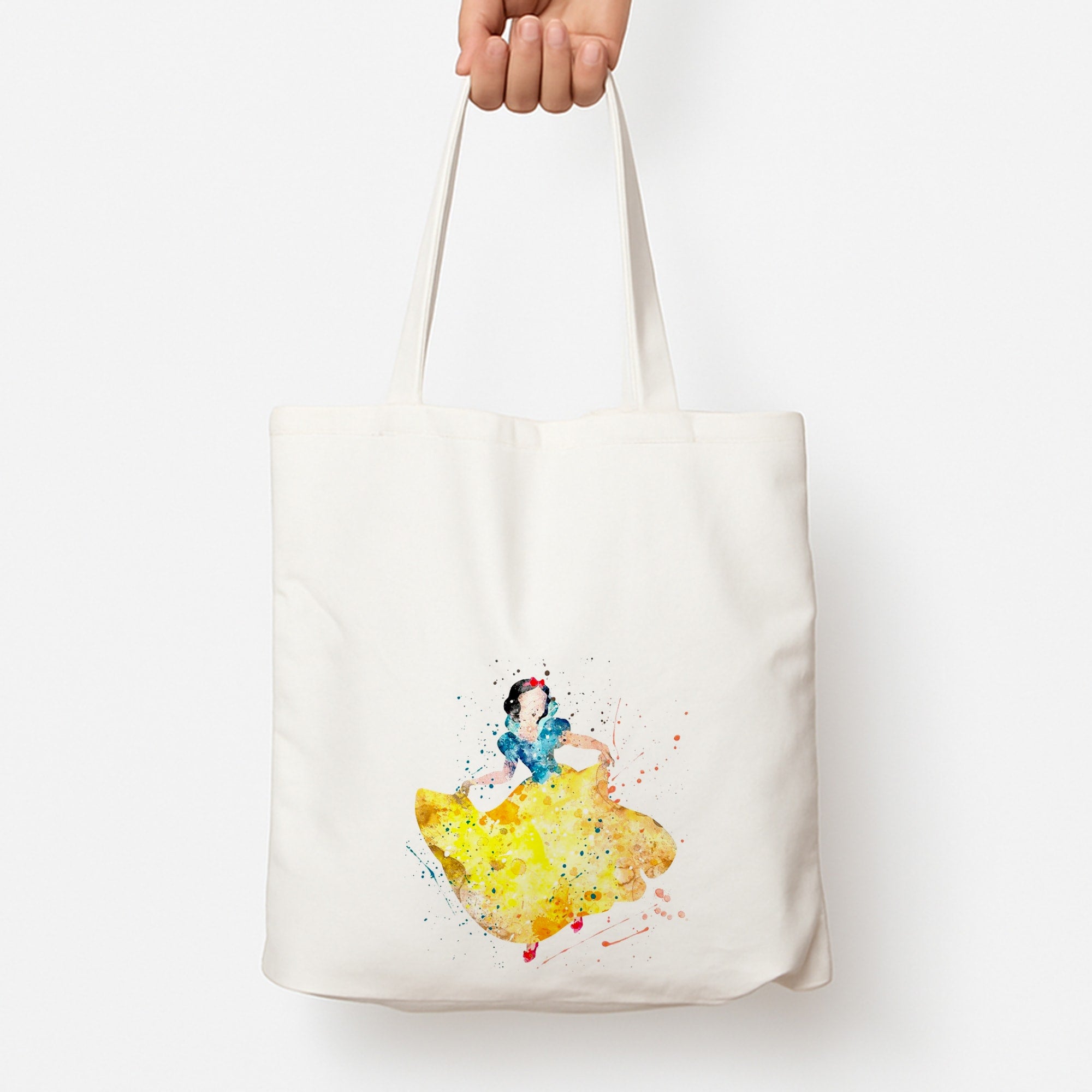 Watercolour Snow White Fairytale Tote Bag