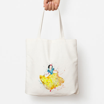 Watercolour Snow White Fairytale Tote Bag