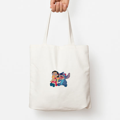 Ice Cream Alien Blue Tote Bag