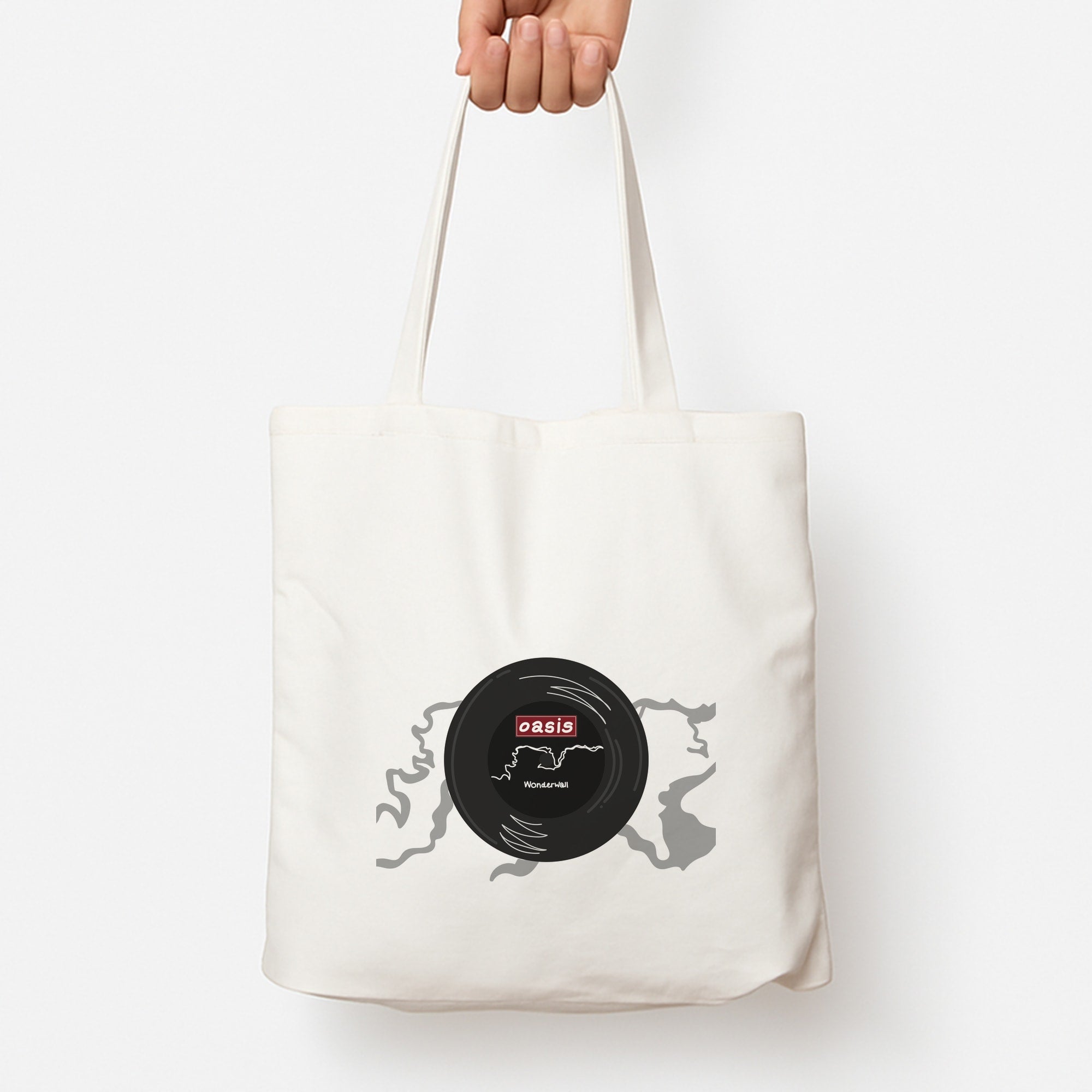 Wonderwall Record Tote Bag