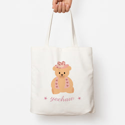 Yeehaw Teddy Bear Tote Bag
