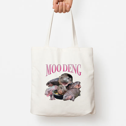 Moo Collage Tote Bag