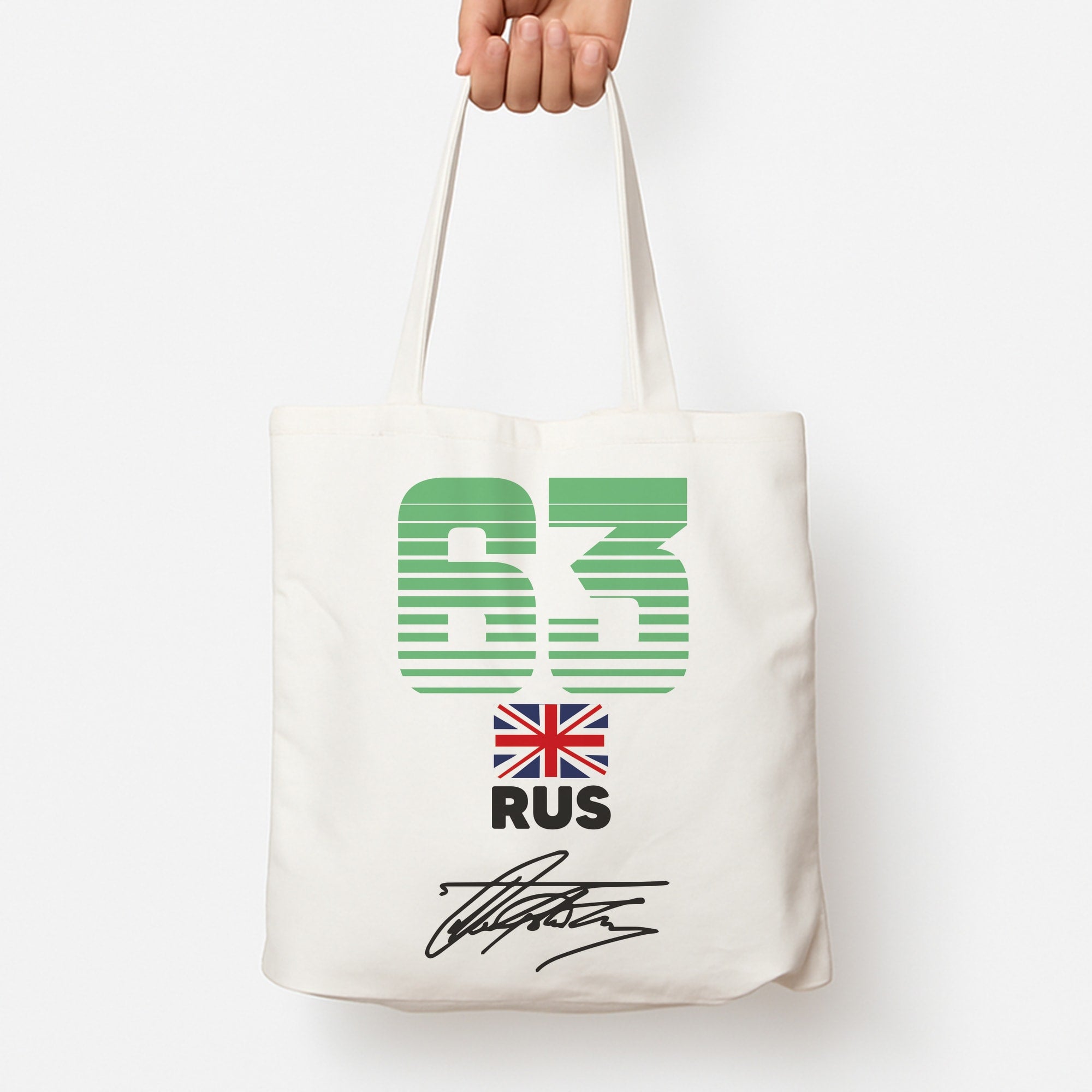 George Russel - F1 Tote Bag