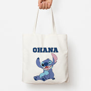 Blue Alien Ohana Tote Bag 1