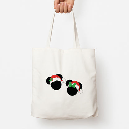 Festive Mice Christmas Tote Bag