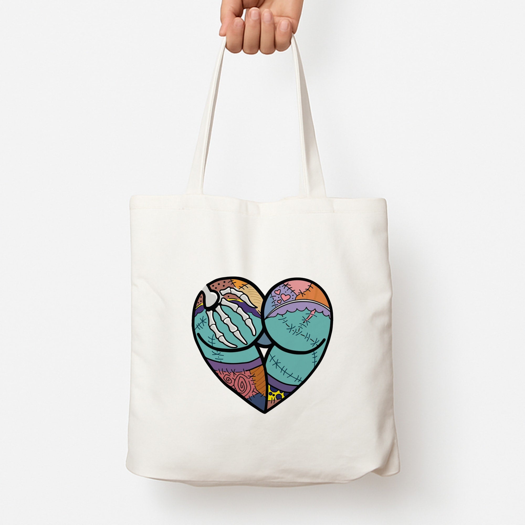 Sally And Jack Heart - TNBC Tote Bag