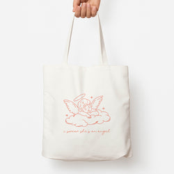 I Swear Shes An Angel - Clean Girl Aesthetic Tote Bag