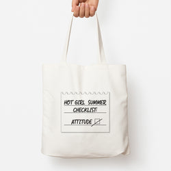 Hot Girl Summer Checklist - Summer Tote Bag