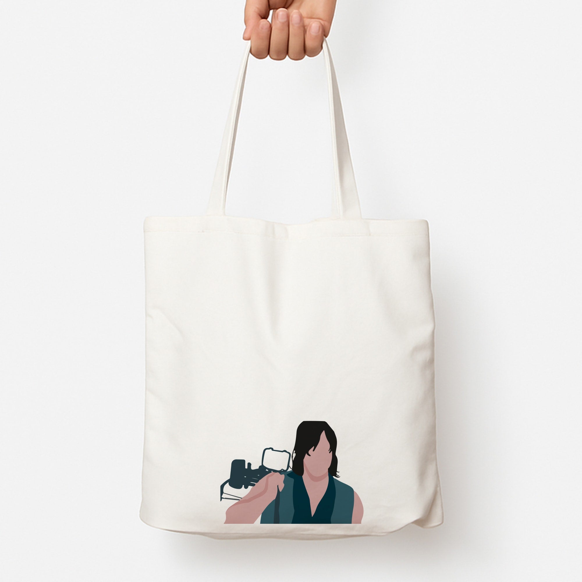 Daryl And His Crossbow - TWD Tote Bag