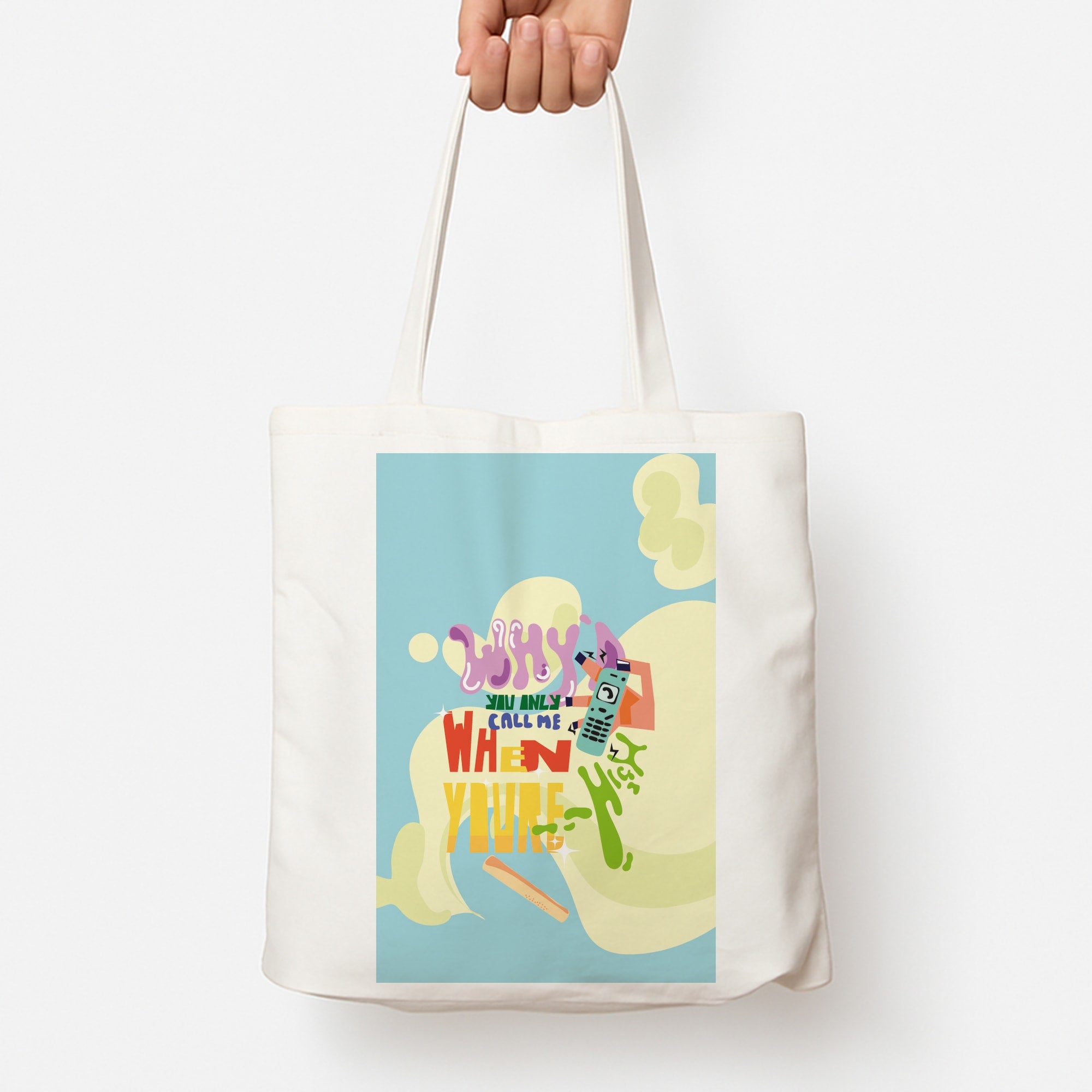 Why'd you only call me when you're high - Arctic Monkeys Tote Bag