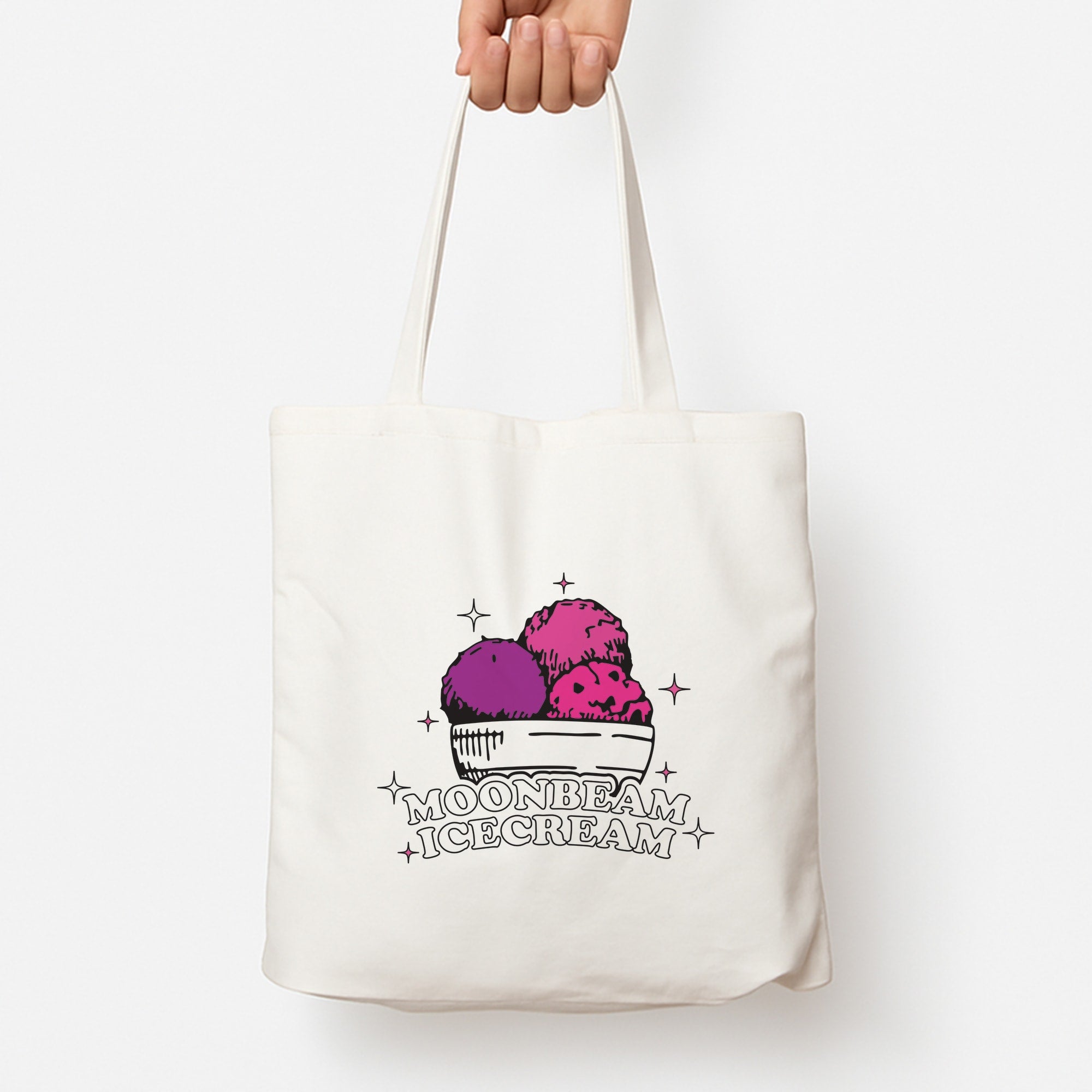 Moonbeam Icecream Tote Bag