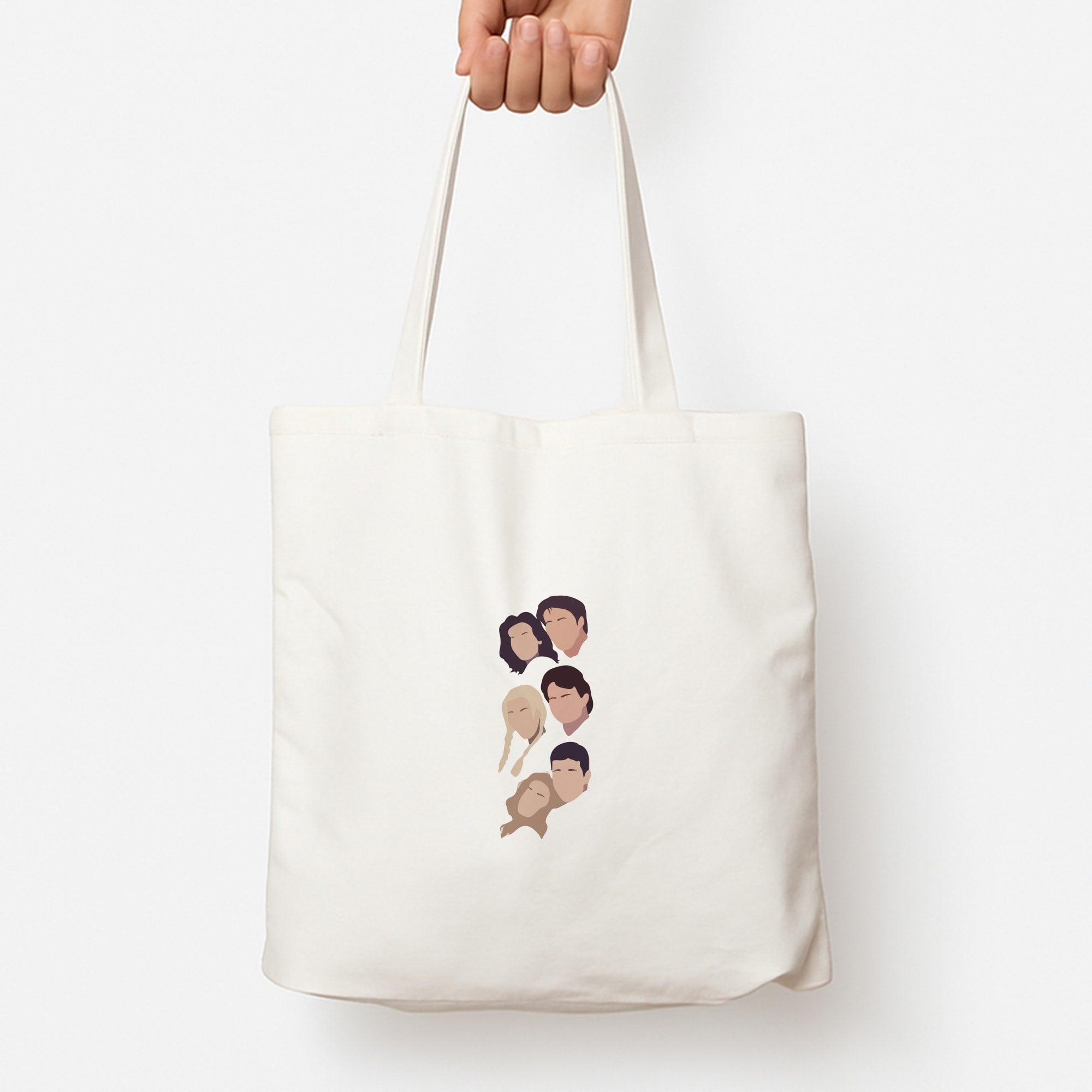 Cast Faces Tote Bag