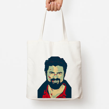 Billy Butcher Face Tote Bag