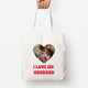 Personalised CouplesTote Bags