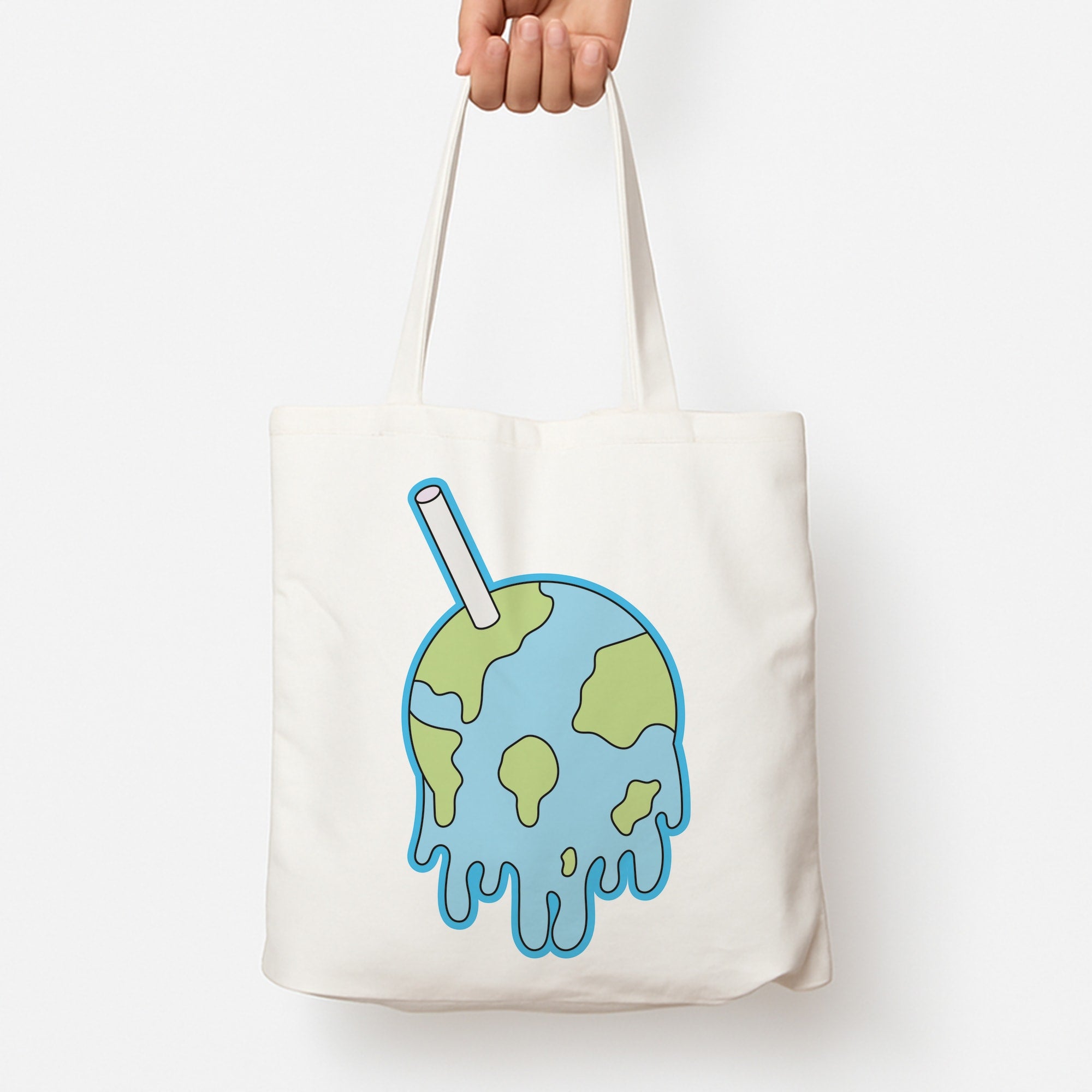 Straw - Juice Tote Bag