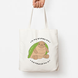 Grumpy Era Turtle Tote Bag