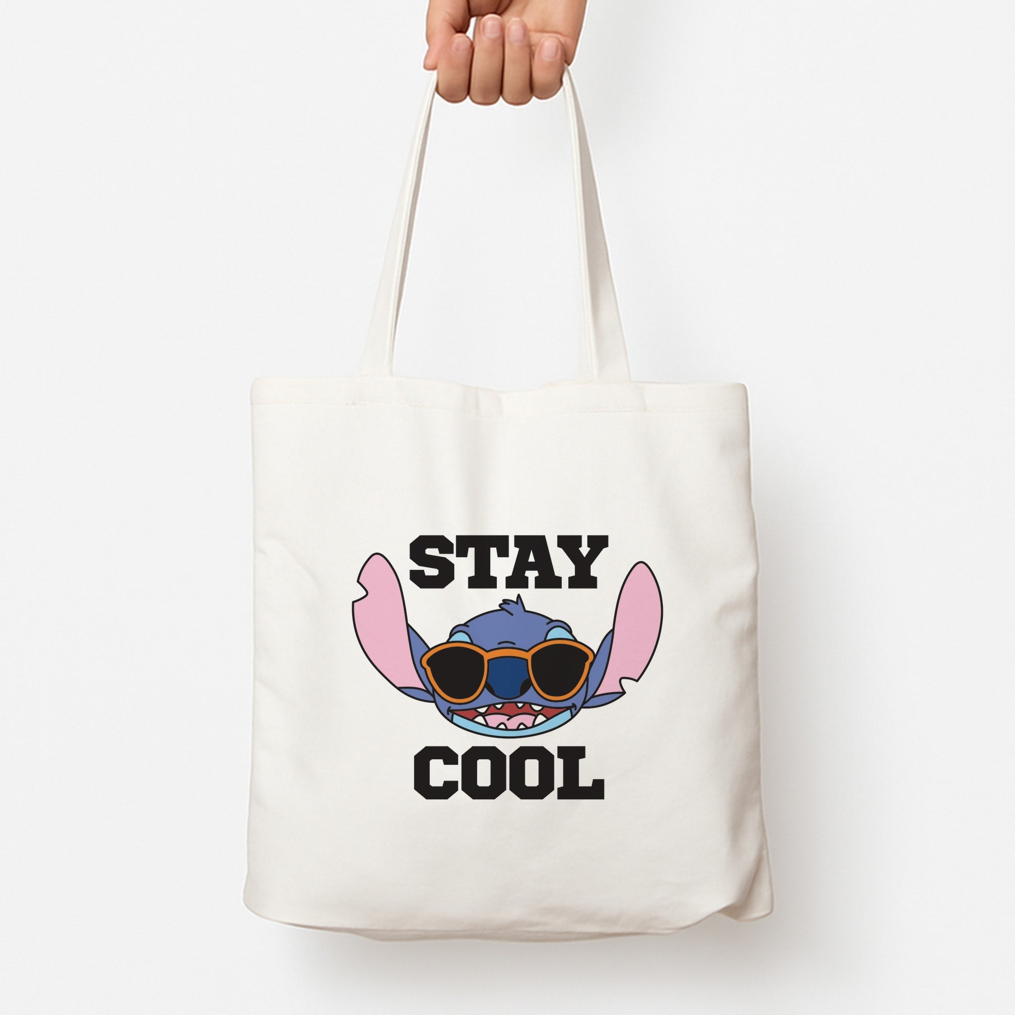 Stay Cool Blue Alien Tote Bag