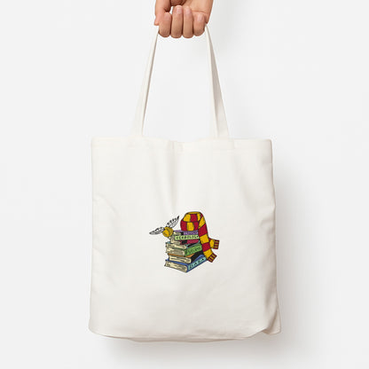 Book Stack Tote Bag