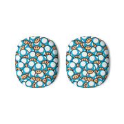 Mushroom Pattern - Light Blue AirPods Max Case 3