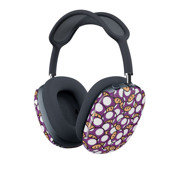 Mushroom Pattern - Purple AirPods Max Case