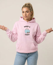 Hot Cocoa Plush Quote Hoodie 1