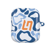Norris Helmet Pattern - Blue AirPods Case 2