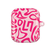 Norris Helmet Pattern - Pink AirPods Case 1