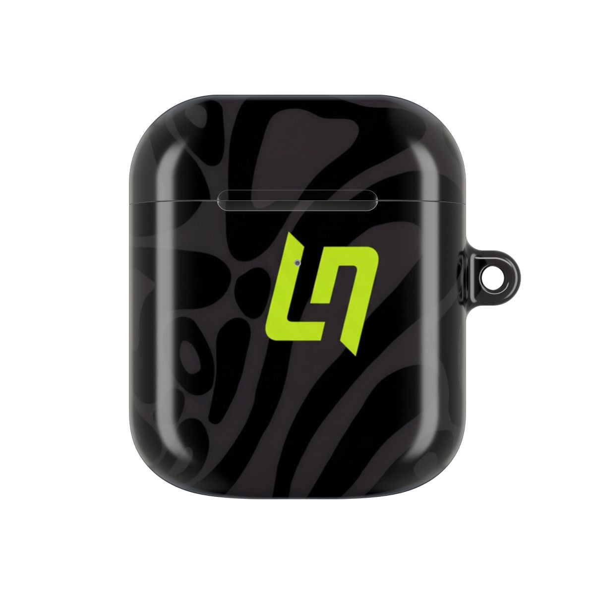 Norris Helmet Pattern - Black AirPods Case