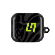 Norris Helmet Pattern - Black AirPods Case 3