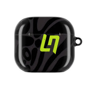 Norris Helmet Pattern - Black AirPods Case 4
