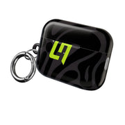 Norris Helmet Pattern - Black AirPods Case 8