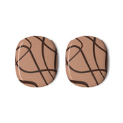 Lined Abstract Nude AirPods Max Case 3
