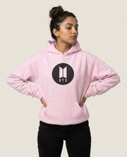 BTS logo Black - K Pop Hoodie 1