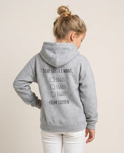 Eleven's Christmas List Kids Hoodie 1