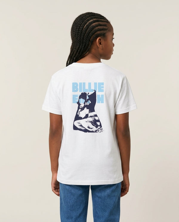 HMHAS Cover  Kids T-Shirt — White Back, worn