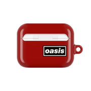 Band Name Red AirPods Case 7