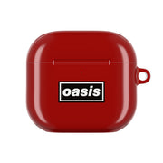 Band Name Red AirPods Case 4