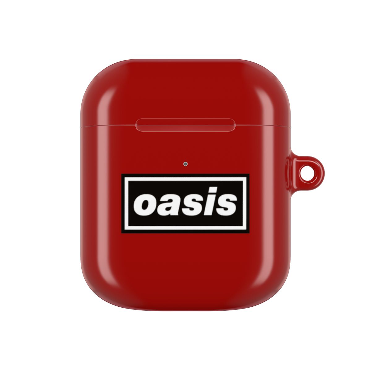 Band Name Red AirPods Case