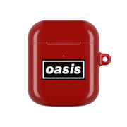 Band Name Red AirPods Case 1