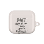 Fact - Bears Eat Beets - Bears, Beets, Battlestar Galactica AirPods Case 3