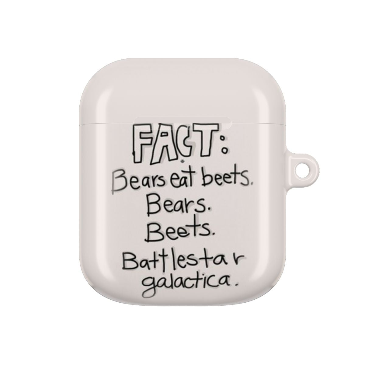 Fact - Bears Eat Beets - Bears, Beets, Battlestar Galactica AirPods Case