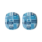 Office Blue Patchwork AirPods Max Case 3