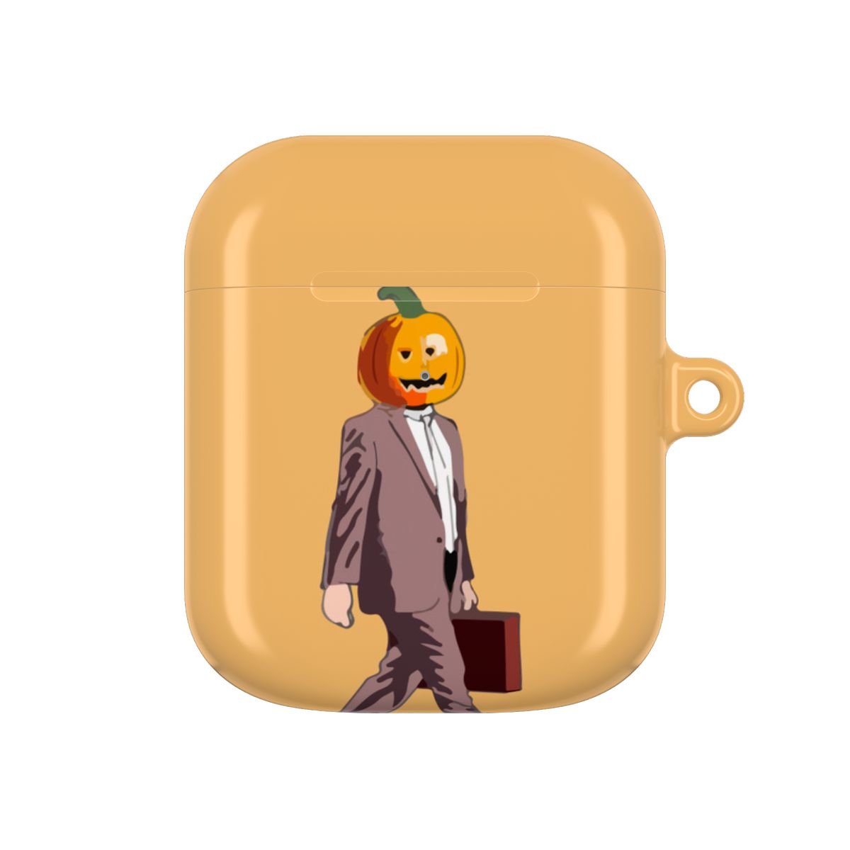 Dwight Pumpkin Head AirPods Case